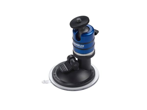 Novoflex SP Suction Cup, Kamera, Passiv holder, Innendørs, Sort, Blå, Sølv