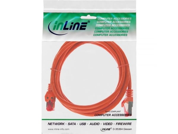 InLine 0,5m S-STP/PiMF Kat. 6, 0,5 m, Cat6, S/FTP (S-STP), RJ-45, RJ-45