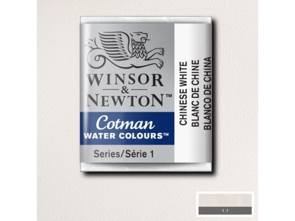 Cotman akvarell 1/2 pan Chinese White 150
