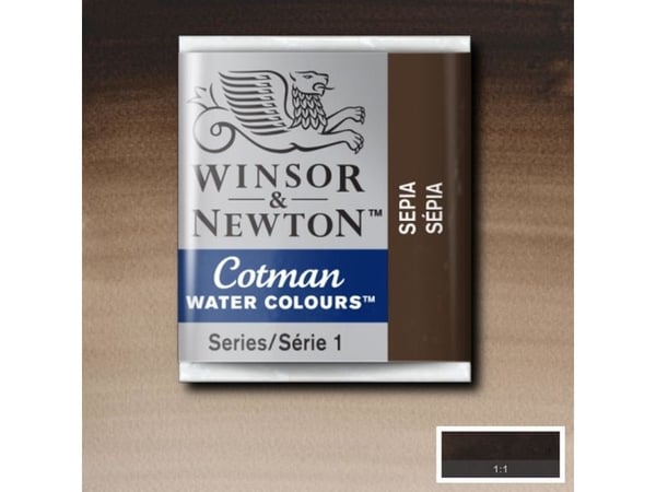 Winsor & Newton Cotman Watercolours, Brun, 1 stykker