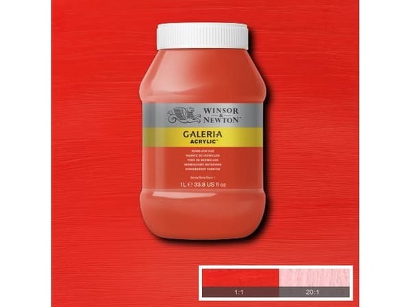 Winsor & Newton Galeria, 1000 ml, Oransje, Rød, Krukke