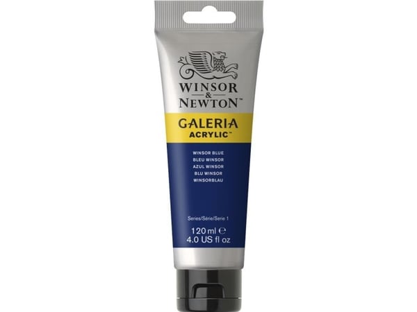 Winsor & Newton Galeria, 120 ml, Blå, Rør