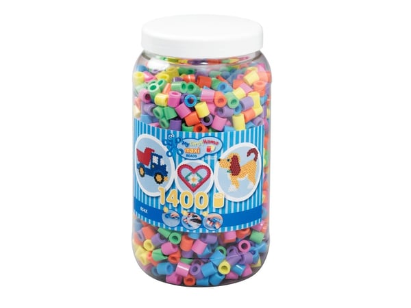 Hama 8541, Tube bead, Flerfarget, 1400 stykker