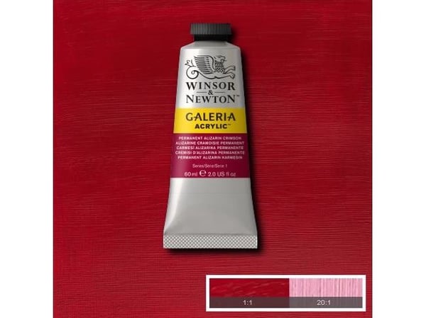 Winsor & Newton Galeria, Rød, Rør, 60 ml