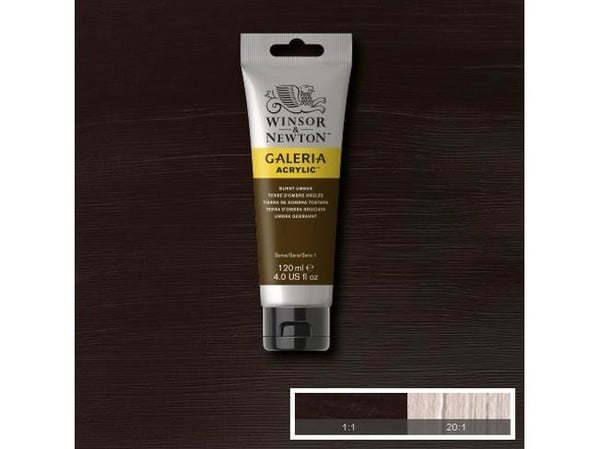 Akrylgalleri 120 ml brent Umber 076