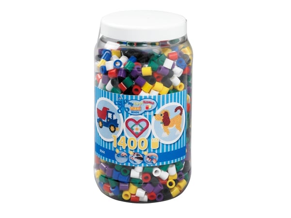 Hama Beads 8540, Håndverkssett for barn, 3 år, PVC, Flerfarget, 1400 stykker