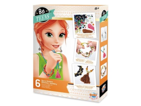 Buki Bohemian Jewellery, Smykkesett for barn, 8 år, Flerfarget