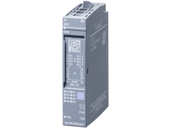 Siemens 6ES7134-6FF00-0AA1, Analoginen, Järjestelmän virta, Monivärinen, 39 g, 70 mm, 25 mm