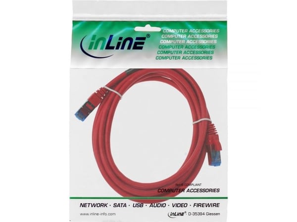 InLine 4043718088829, 2 m, Cat6a, S/FTP (S-STP), RJ-45, RJ-45