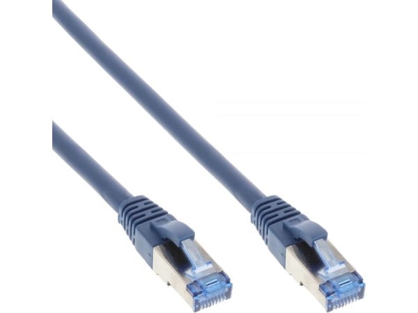 InLine 4043718088744, 5 m, Cat6a, S/FTP (S-STP), RJ-45, RJ-45, Blå
