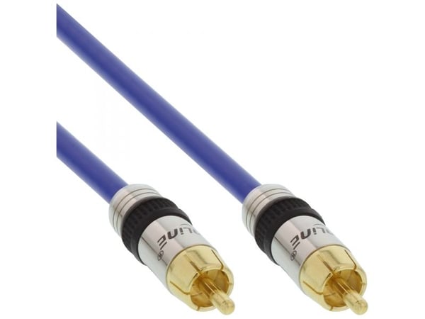 InLine 4043718081929, RCA, Hankjønn, RCA, Hankjønn, 2 m, Blå