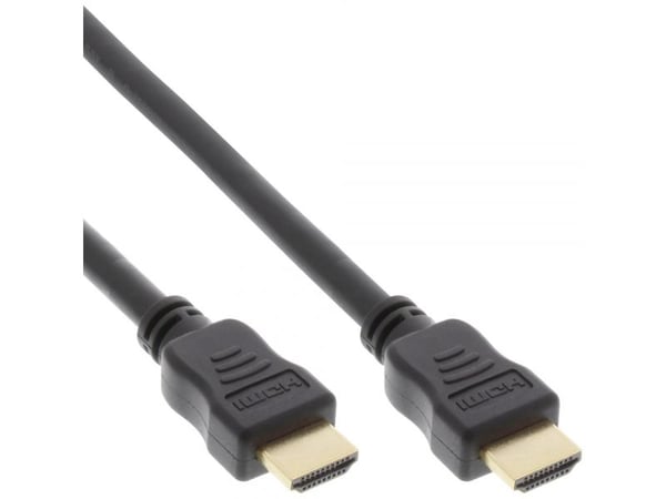 InLine 4043718210787, 0,5 m, HDMI Typ A (standard), HDMI Typ A (standard), 3D kompatibilitet, Ljudreturkanal (ARC), Svart