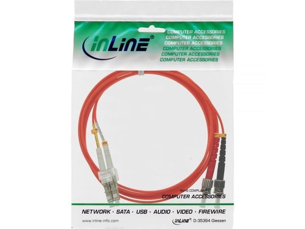 InLine 88502, 2 m, OM2, 2x LC, 2x ST