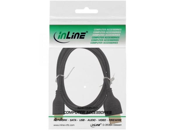 InLine HDMI A/Mini HDMI C, 1,8 m, 1,8 m, HDMI Typ A (Standard), HDMI Typ C (Mini), 3D, Sortera