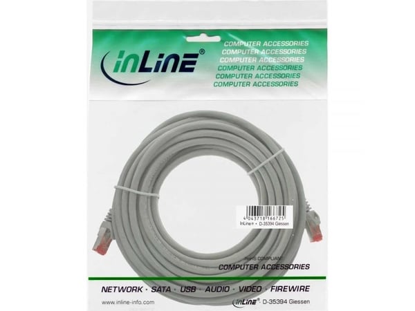 InLine 76440, 40m, Cat6, S/FTP (S-STP), RJ-45, RJ-45