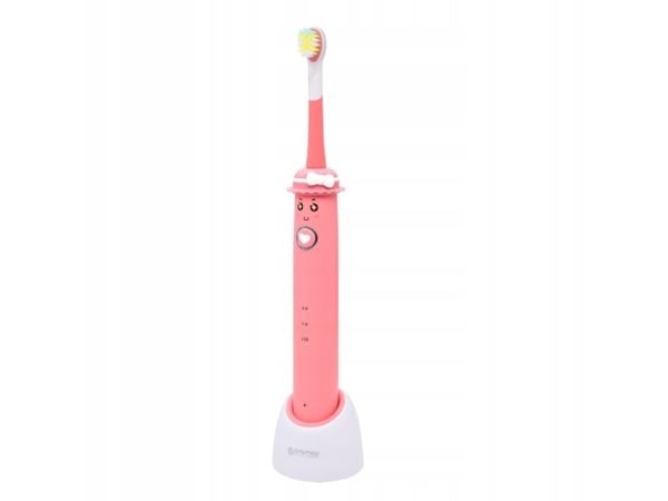 HI-TECH MEDICAL ORO-SONIC KIDS GIRL, Barn, Sonik tannbørste, Rosa, Gult, 2 min, AC/Batteri, Innebygd batteri
