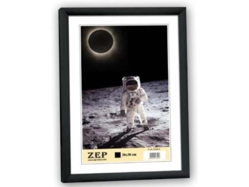ZEP Basic, Sort, Enkel bilderamme, Bord, Vegg, 21 x 29,7 cm, Rektangulær