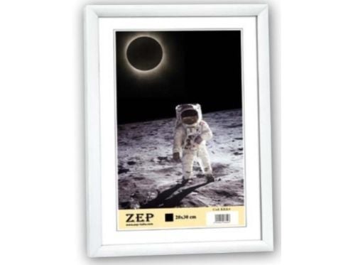 ZEP Basic, Hvit, Enkel bilderamme, 30 x 40 cm, Rektangulær