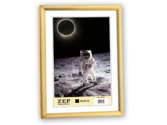 ZEP Basic, Gull, Enkel bilderamme, Bord, Vegg, 30 x 40 cm, Rektangulær