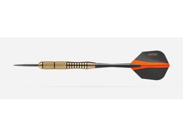 Harrows Darts Matrix, Stålspets, Svart, Guld, Orange, Vuxna, mässing, 20 g, 5,7 cm