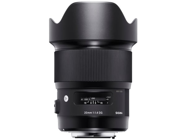 Sigma 20mm F1.4 DG HSM A, vidvinkelobjektiv, 15/11, Leica L, autofokus