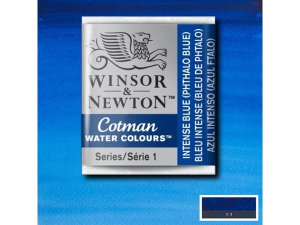Cotman akvarellfärger 1/2 panel Intense Blue 327