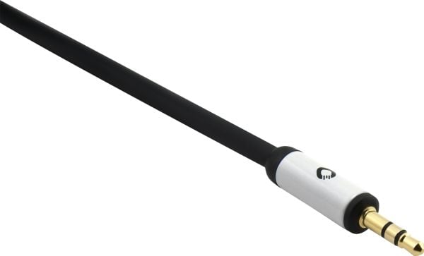 OEHLBACH i-Connect J-35, 3.5mm, Hankjønn, 3.5mm, Hankjønn, 1,5 m, Svart