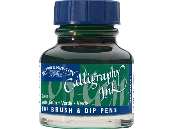 Winsor & Newton Calligraphy, Grønn, 30 ml, 1 stykker