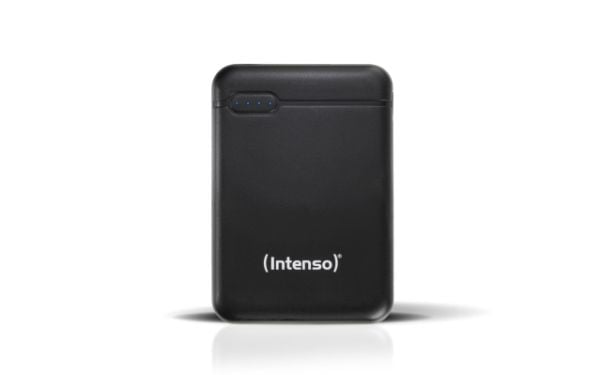 Intenso XS10000 - Strømbank - 10000 mAh - 3.1 A - 2 utgangskontakter (USB, USB-C) - svart
