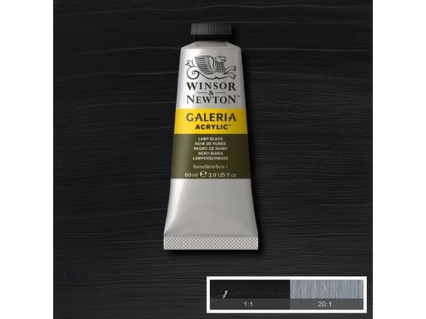 Galeria akrylmaling 60 ml Lamp Black 337