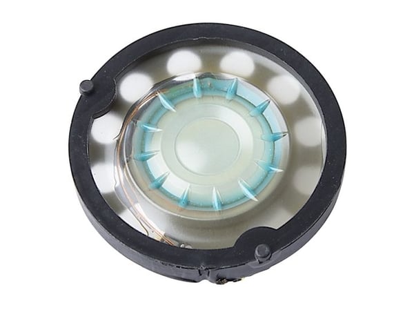 Visaton K 28 GI, 0,5 W, rund, 1 W, 8 ohm (O), 500 - 7000 Hz, 730 Hz