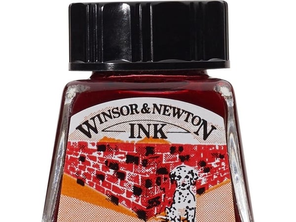 Drawing Ink 14 ml tegelröd 040