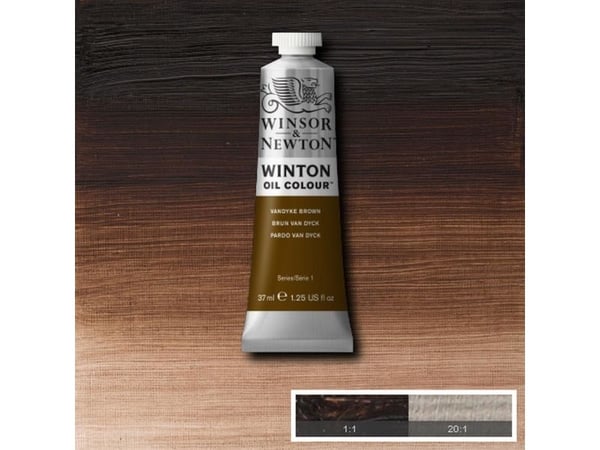 Winton oil 37 ml vandyke brown 676