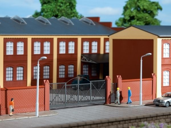 Auhagen 41622, HO (1:87), Sort, Rød