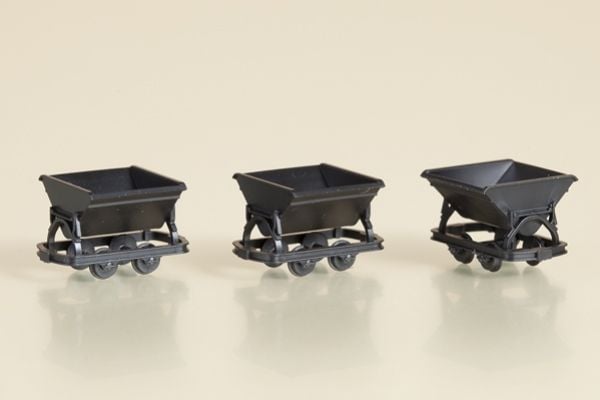 Auhagen 41702, HO (1:87), Musta, 3 kpl