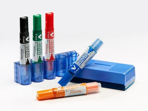 Whiteboardmarker Pilot V-Board Master sort skrå spids 1,8x5,2mm - (10 stk.)