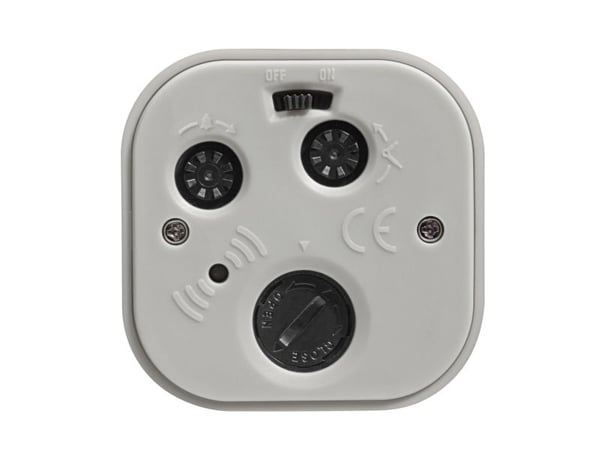 TFA-Dostmann 60.010686, Quartz vekkerklokke, firkant, Grå, Plast, Analog, Batteri