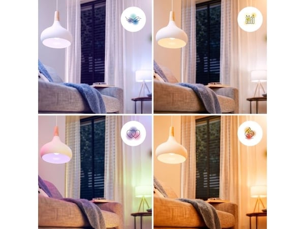 Philips Pære 4,9 W (tilsvarer 40 W) P45 E27, Wi-Fi/Bluetooth, Wi-Fi 4 (802.11n), 802.11b, 802.11g, LED, E27, P45, Multi