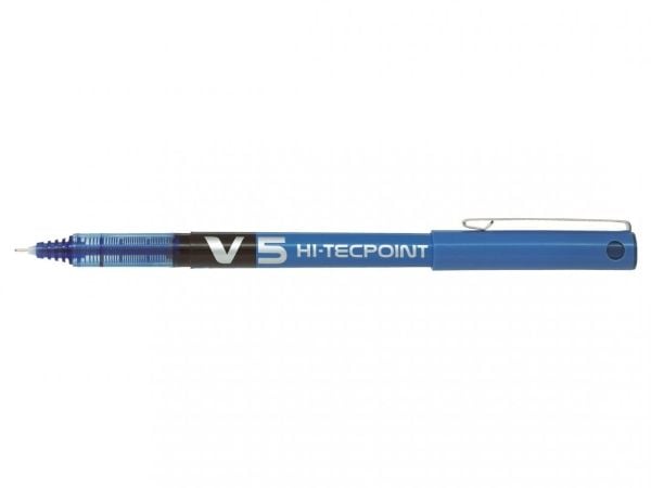 Pilot Hi-Tecpoint V5 - Rollerball-penna - blå - 0.5 mm - extra fin