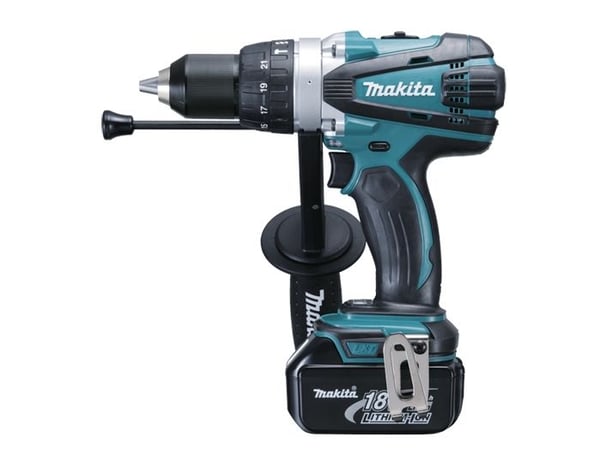 Makita DHR243RTJW - Combination hammer - trådløs - 3-mode - SDS-plus - 2 joule - 2 batterier, inkludert lader - 18 V