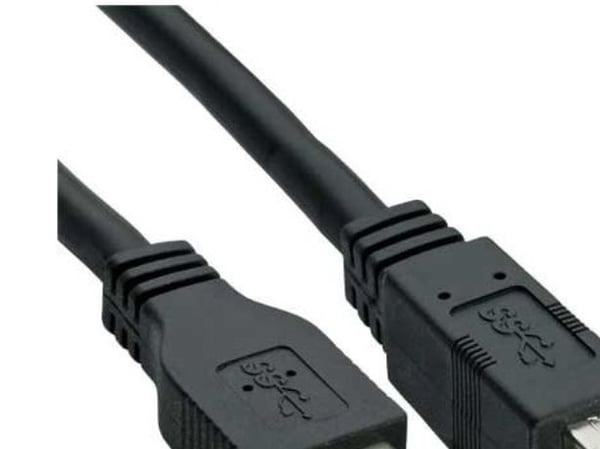 InLine USB A - USB B M-M 5m, 5 m, USB A, USB B, USB 3.2 Gen 1 (3.1 Gen 1), Hankjønn/hankjønn, Svart