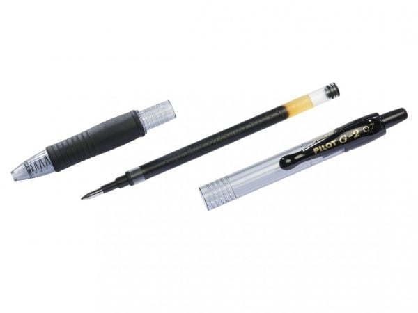 Gelpenn Pilot G-2 påfyllningsbar 0,7 mm medium blå (12 st)