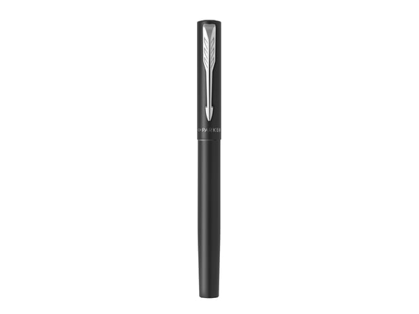 Parker Vector XL, Svart, Påfyllning med bläckpatronssystem, Blå, Rostfritt stål, Medium, Ambidextrous