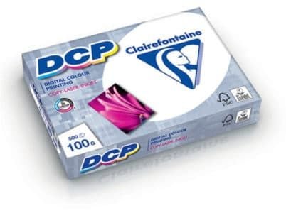 Clairefontaine DCP, Laser-/Inkjet-utskrift, A4 (210x297 mm), 250 ark, 120 g/m², Hvit, 128 µm