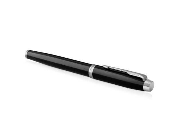 Parker IM, Stiftpenna, Svart, Krom, Svart, mässing, Guld, Lack, Ambidextrous