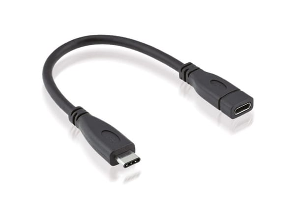 ROLINE 11029015, 0,15 m, USB C, USB C, USB 3.2 Gen 2 (3.1 Gen 2), 10000 Mbit/s, Svart