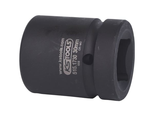 KS Tools 515.1730, Kraftpipe, Sort, 1 hoder, 1", Metrisk, 30 mm