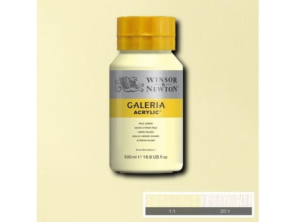 Galeria akryl 500 ml blek sitron 434