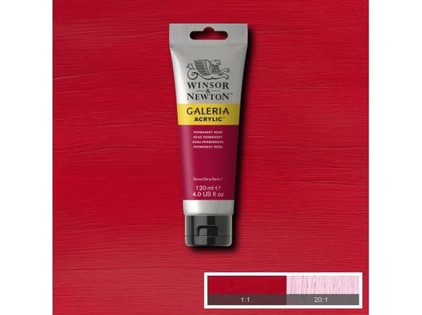 Winsor & Newton Galeria, Rosa, Rør, 120 ml