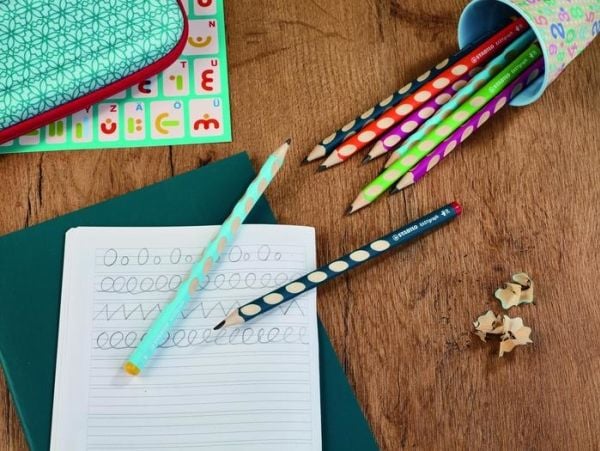 STABILO EASYgraph, HB, Bensinfarge, Tre, Triangulær, Skole, CE, 3,15 mm